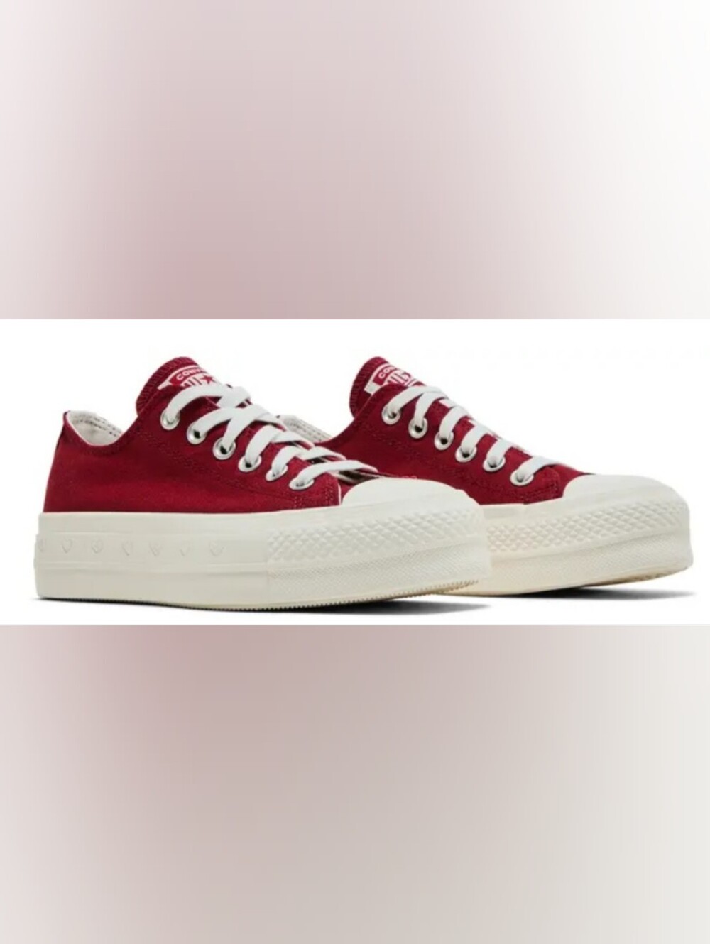 Converse All Star Lift Platform Low 'Valentine's Day 2025' Size 9
